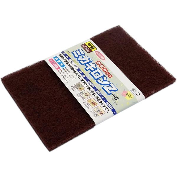 ミガキロンZ 中目 エンジ ナイロン 研磨 DIY 掃除 清掃 コゲおとし こげ落とし フライパン 錆取り サビ取り フジスター FS ミガキロン 三共理化学 4937591852755