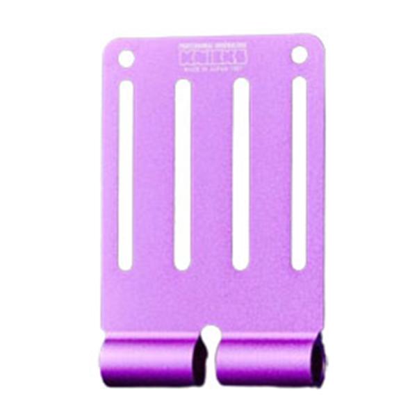 knicks アルミ総削り出しベルトループ ニックス ALU-15L-V バイオレット 4571221741288