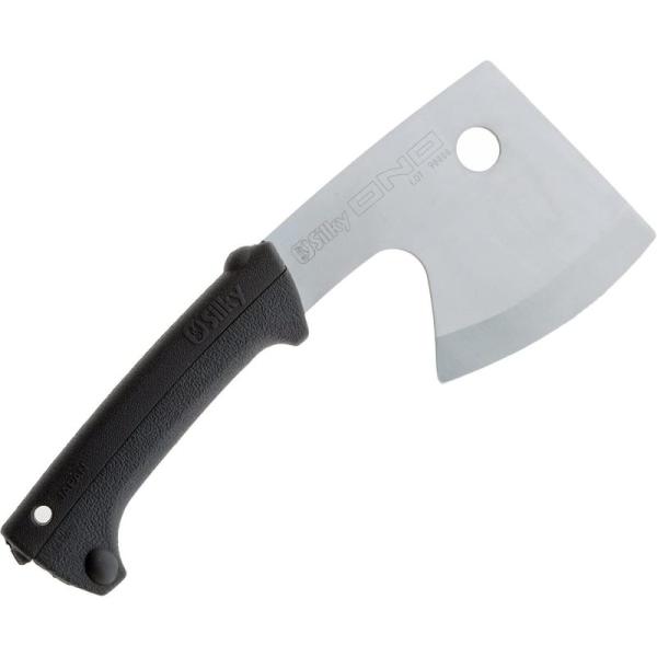 ゲンキグリップで使用時にガタが出にくいです。ケースがフレキシブルで軽くなっています。シルキーナタと、ハンドルの互換性があります。 ●刃渡：120mm●板厚：5.7mm●全長：(収納時)340・(使用時)310mm●重量：760g●特殊合金鋼...