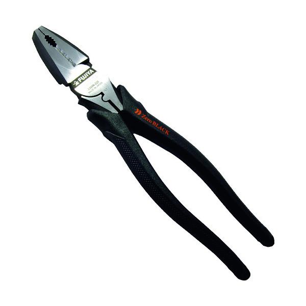 フジ矢 電工職人偏芯ペンチ Ｚｅｒｏ Ｂｌａｃｋ 全長２３２ｍｍ  4952520030912