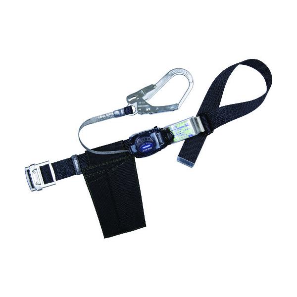 藤井電工 ＴＳＵＹＯＲＯＮ　胴ベルト型墜落制止用器具（巻取タイプ）ロック機構なし　リトラ　黒　Ｌサイズ RiTRA  4956133054044
