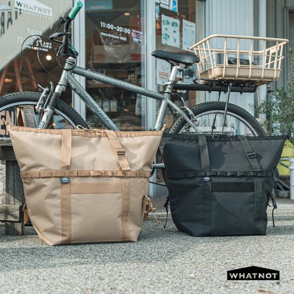保冷トートバッグ 32L 保冷バッグ クーラーバッグ 保冷 トートバッグ WHATNOT × OGK ワットノット 収納 収納バッグ ブラック 黒 サンドベージュ