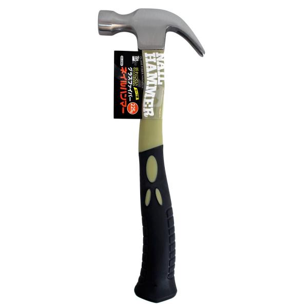 【特長】折れにくいグラスファイバーネイルハンマー。カーブ柄。【用途】釘打ち・釘抜き等の日曜大工作業に。組み立て家具等の、粗大ごみサイズへの解体作業に。金属製ペグ打ち込み等のテント・タープ設営作業に。【注意事項】安全のため作業は、保護メガネを...