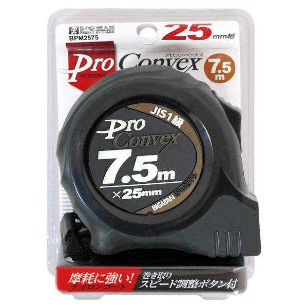 【特長】ナイロンコートテープで、摩擦、ホコリから目盛をガード。W固定ボタンで、テープロックボタンと巻取スピード調整にも便利な押しボタンを装備。二重成形グリップにより、高いグリップ性能で作業効率がアップ。巻取スピード調整ボタン付。【用途】テー...