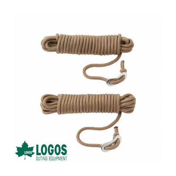 正規品販売！ ロゴス LOGOS タフ リフレクター自在ロープ 8本セット キャンプ用品 ロープ 71909009
