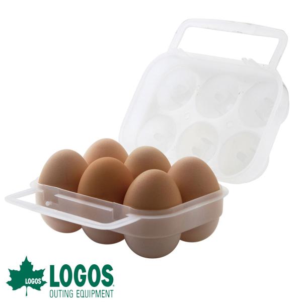 他サイト： ロゴス logos エッグホルダー 6個 たまご 卵 持ち運び アウトドア バーベキュー キャンプ 卵ケース 携帯タマゴホルダー ソロキャンプ レジャー 84701000の商品画像