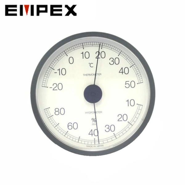 壁掛け用適度な温度と湿度を保つことは、カゼ・季節性インフルエンザの感染予防や熱中症・食中毒・カビ・ダニ発生の予防に効果があると言われています。健康生活の温度・湿度の管理にお役立て下さい。日本の一流メーカー、エンペックスでの生産です。日本製。...