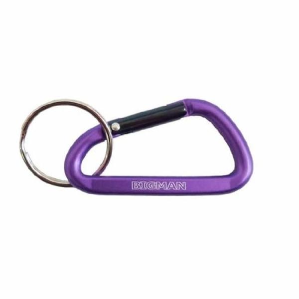 【特長】「BIGMAN」のロゴ入り。カギやツールをワーキングベルトに吊るすことが可能です。【用途】金属部分の一部が開閉するため、リュックやバッグに付けて小物を引っ掛けたりすることができます。【注意事項】登山、車両の牽引等には絶対に使用しない...