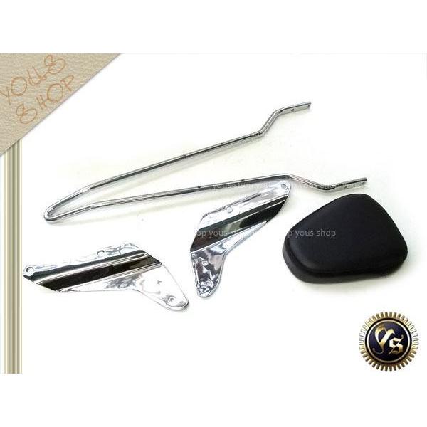 新品 マグナ250 全年式 シーシーバー バックレスト リア V-twin