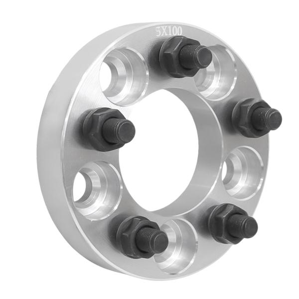 ワイトレ☆5穴 PCD100 15mm P1.25 ワイドトレッドスペーサー ナット付 