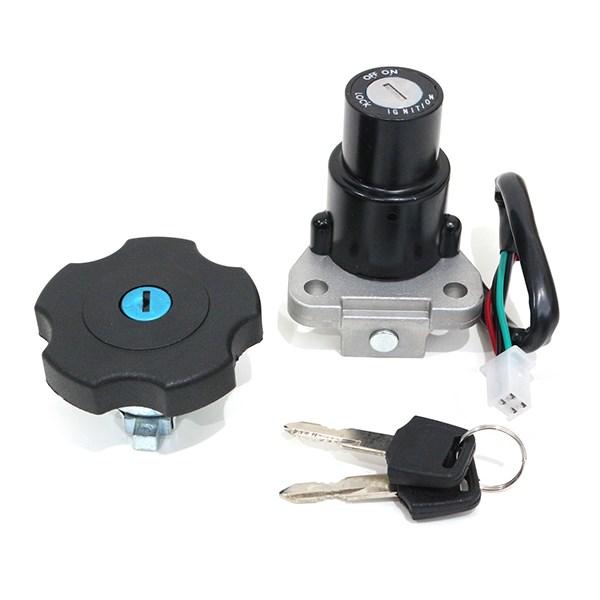 SR400 SR500 ナロー タンク キャップあり 鍵3本付き キーシリンダー