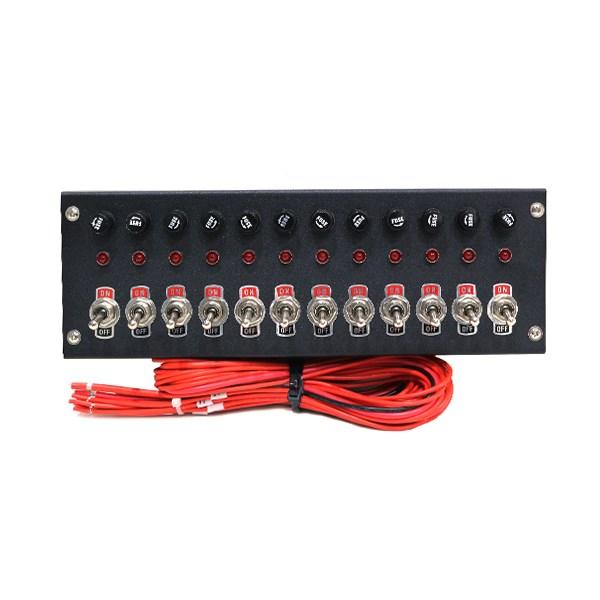 トラック用スイッチBOX 12連 12連スイッチBOX ステンレス : トラック用品専門店 日総 - 通販