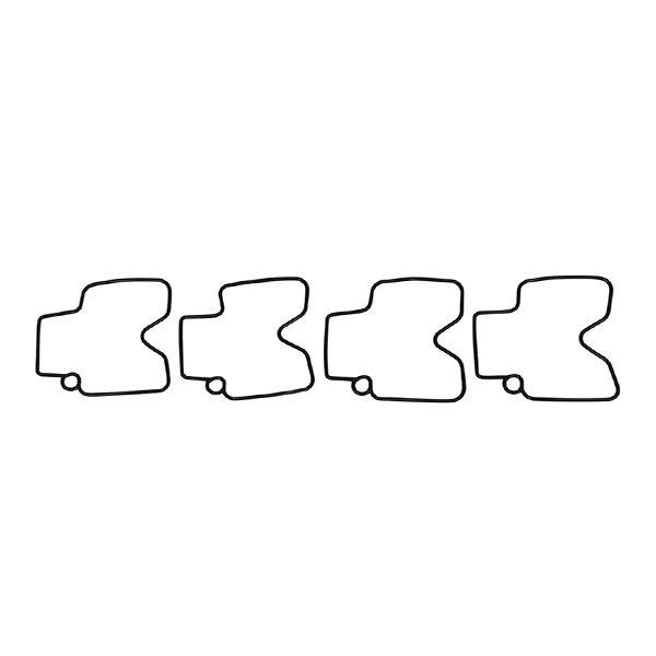 ケイヒン キャブレター FCR28 FCR32 FCR33 FCR35 FCR37 FCR39 FCR41フロートパッキン 4枚 フロートチャンバーガスケット 1202-846-6000互換