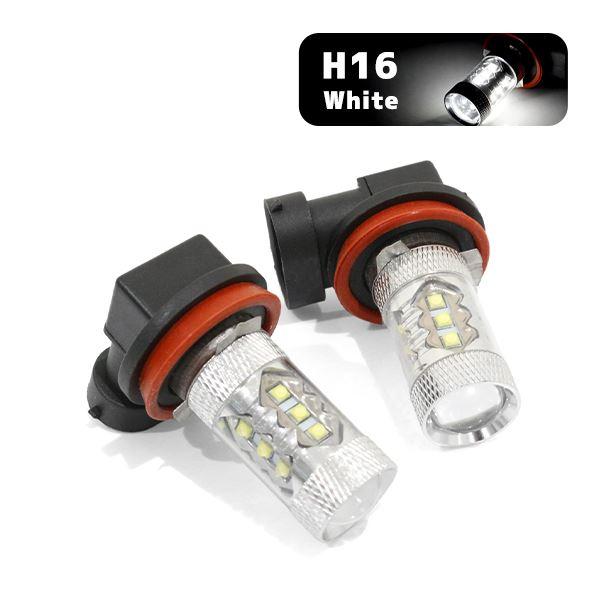 ю ゆうパケ 三菱 タウンボックス DS17W系 15.03〜 HID車 [ H16 ] フォグランプ LED 2個セット 80W 16連 XT-E端子搭載 ホ