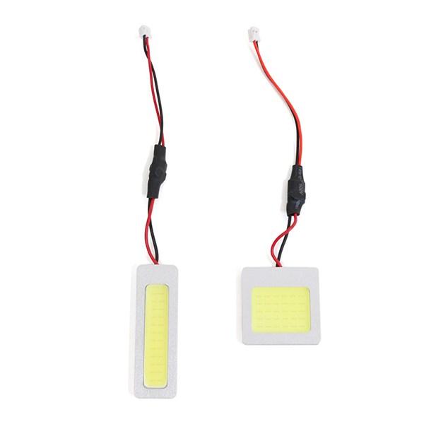 【メール便送料無料】 スバル ディアスワゴン S321・331N H21.9〜 ハイパワー LED ルームランプ 2P 面発光 COB 室内 ホワイト SMD 