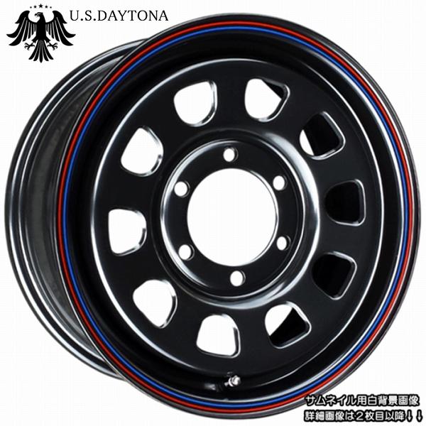U.S.Daytona デイトナ ブラックカラー ホイール4本セット 日産NV350