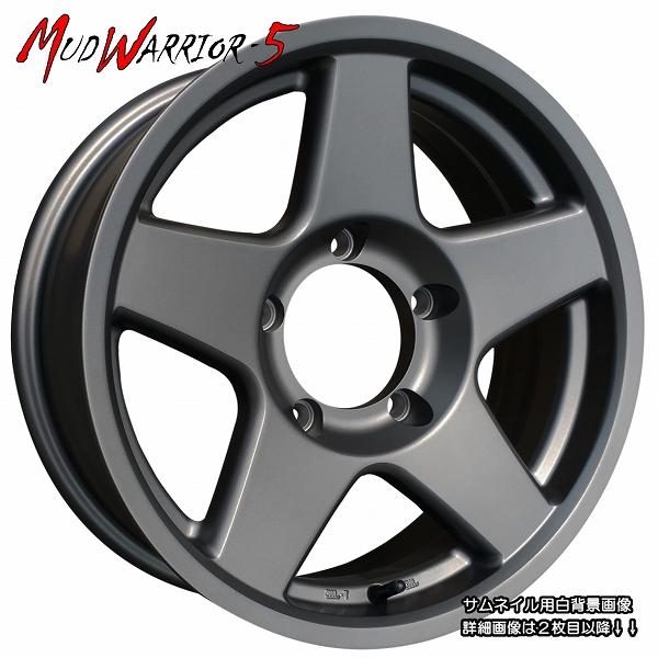 MUD WARRIOR-5 MW-5 16x5.5J OFF±0 PCD139.7 ホイール 4本セット