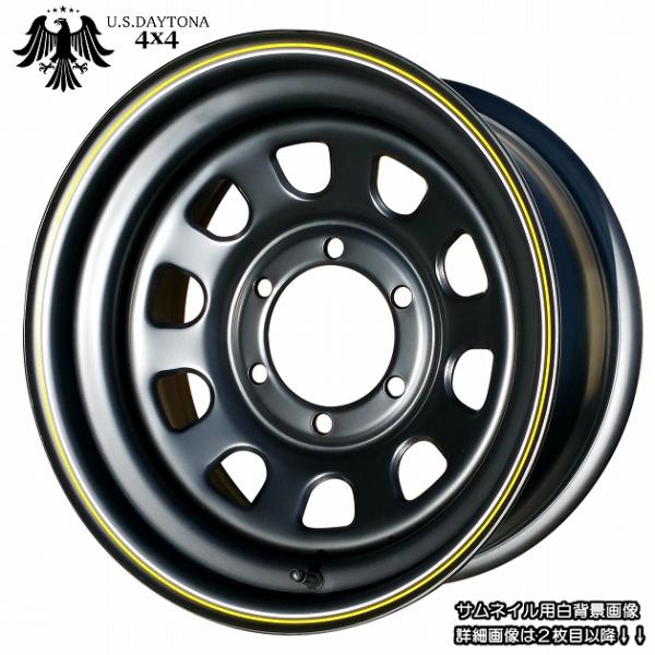 ★直接引き渡しあり【新品】　【未使用】　モーターファーム　デイトナホイール4本 U.S.Daytona 4X4 ホイール4本セット 16x8.0J OFF ±0 PCD139.7 装着