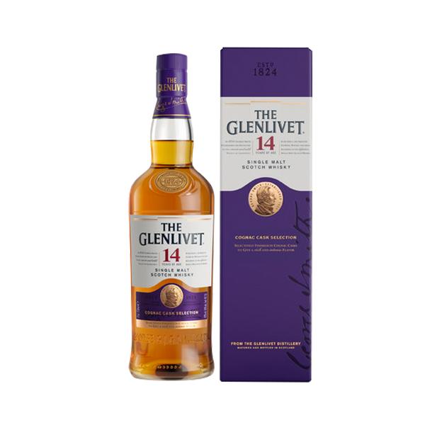 ウイスキー ザ グレンリベット 14年 コニャックカスク セレクション 750ml 40度 スペイサイド シングルモルト スコッチTHE GLENLIVET WHISKY