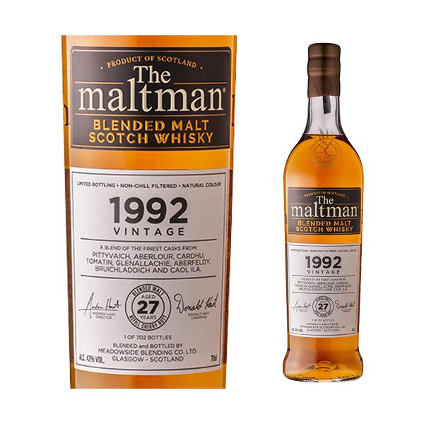 モルトマン　ブレンデッドモルト 1992 30年 シェリーバット　1本 ヨドバシ.com - The Maltman ブレンデッドモルト 1992 30年 シェリー