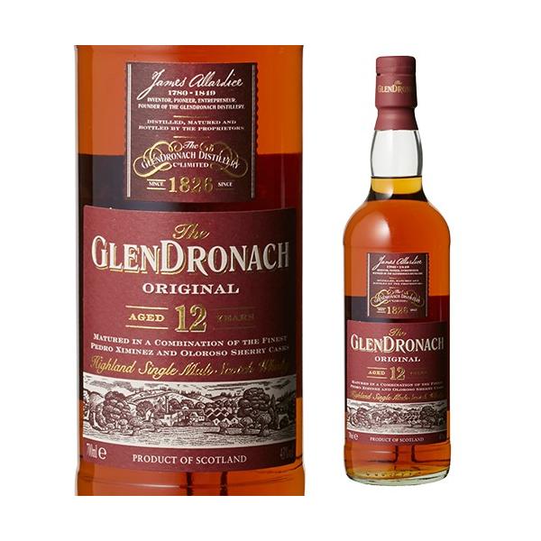 ウイスキー グレンドロナック12年 43度 700ml 並行 ハイランド