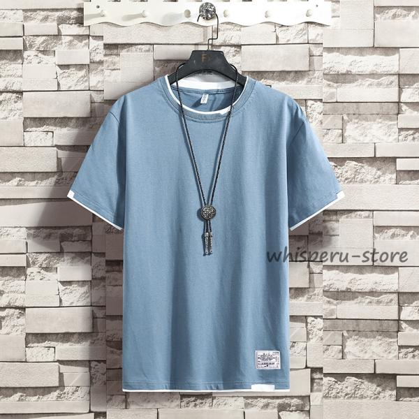 Tシャツ メンズ  五分丈 Tシャツ カットソー 半袖 Tシャツ カジュアル おしゃれ 大きいサイズ 夏新作