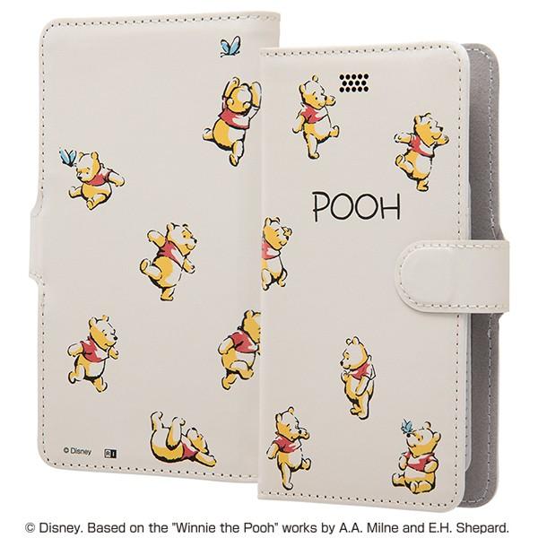 汎用 ディズニー キャラクター 手帳型ケース マグネット プーさん18 Disney Y ケース フィルムのwhitebang 通販 Yahoo ショッピング