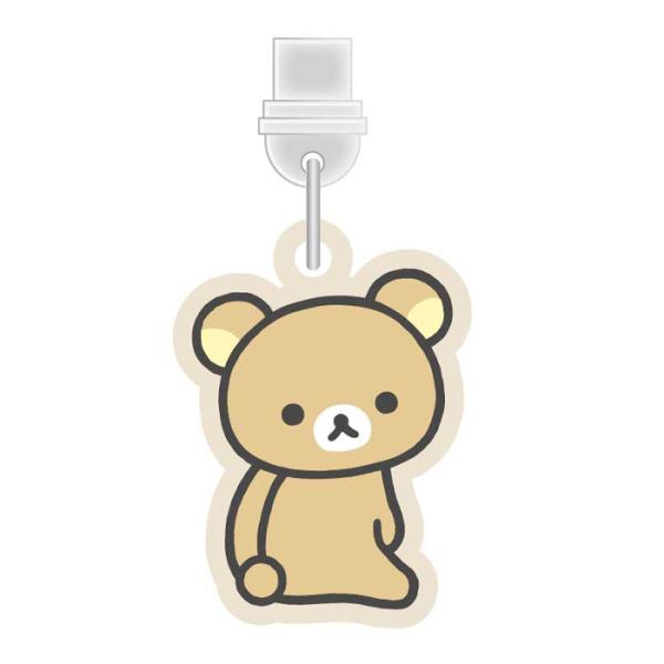 リラックマ コネクタチャーム TypeC キャラクター グッズ USB 穴 栓