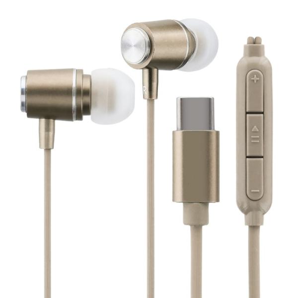 ■対応端末: 各種スマートフォン■カラー: ベージュ■素材: TPE+ABS+アルミ合金関連キーワード: イヤホン earphone いやほん 有線 有線イヤホン 有線いやほん スマートフォン スマホ タブレット iphone iPhone...
