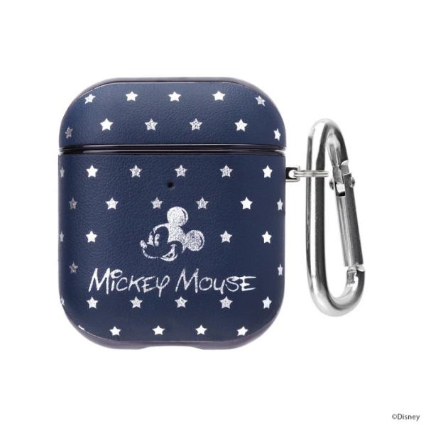 AirPods �P�[�X �f�B�Y�j�[ PU���U�[�P�[�X �~�b�L�[�}�E�X �l�C�r�[ �G�A�|�b�Y �J�o�[