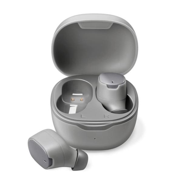 グレー ワイヤレスイヤホン 充電ケース付き white-bang_pgat4573540888170