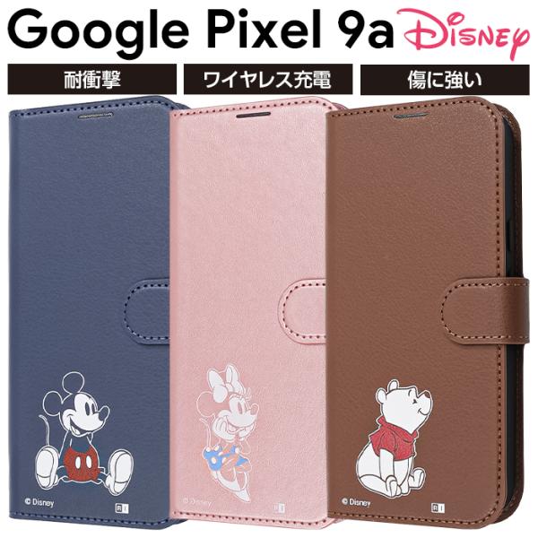 Google Pixel 9a ケース ディズニー キャラクター グーグル