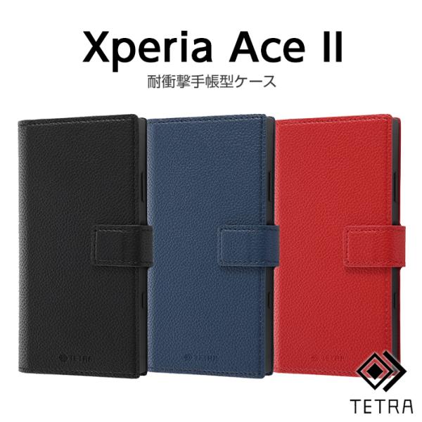 Xperia Ace II P[X Jo[ 蒠^ ubN n lCr[ bh U[ v ϏՌ ی ɋ Vv }Olbg lp xg SO-41B GNXyA