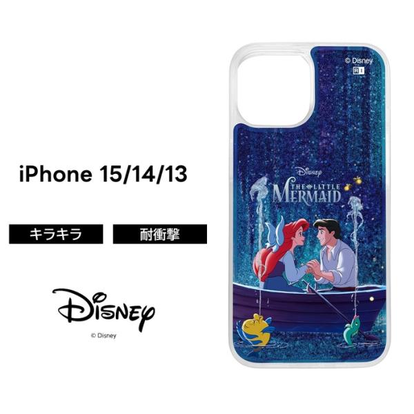 Disney（ディズニー） iPhone 15 ケース アリエル リトルマーメイド