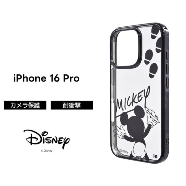 iPhone 16 Pro ケース ミッキー クリア iPhone16Pro アイフォン 16プロ