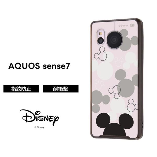 Disney（ディズニー） AQUOSsense7 ケース ミッキー クリア AQUOS