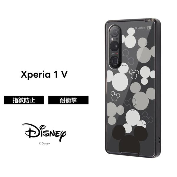 Disney（ディズニー） Xperia 1 V ケース ミッキー クリア Xperia1V SO
