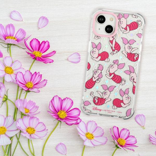 iPhone14 ケース ディズニー プーさん ピグレット かわいい SKINNYDIP
