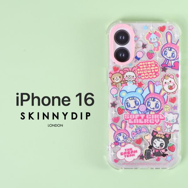 SKINNYDIP メゾピアノ　iPhone16proケース iPhone16Pro用ケース】SKINNYDIP スキニーディップ ナルミヤ