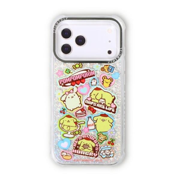 iPhone 17 Pro ケース ポムポムプリン クリア アイフォン17プロ