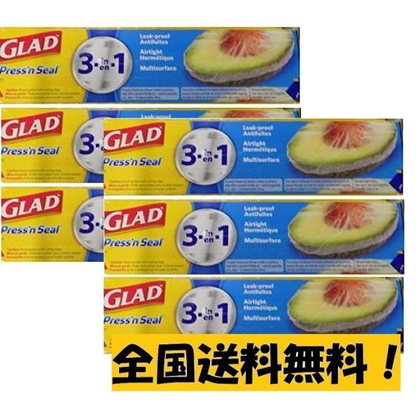グラッド ストレージ フード ラップ プレス アンド シール 多用途 保存ラップ 43.4m x 6本セット 6個 Glad Wrap PRESS'N  SEAL 送料無料！ :Glad-6:white-dolphin JAPAN店 通販 