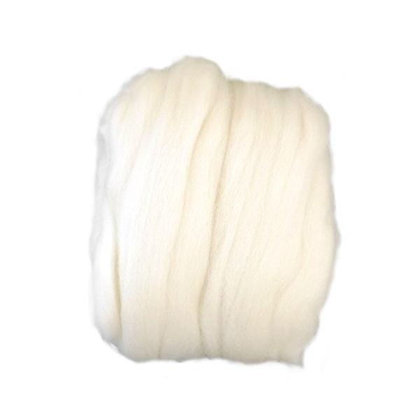 ハマナカ フェルト羊毛 ソリッド 50g col.1 H440-000-1 白・黒・茶色系