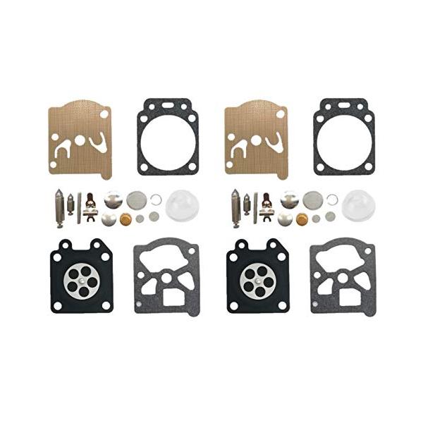 ワルボロWT・WTA系 キャブレター修理用 ダイヤフラムセット 刈払機 草刈機用 互換品 修理部品 17個パーツ入り (2)