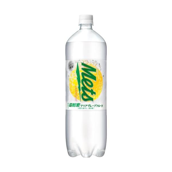 キリン メッツ 超刺激クリアグレープフルーツ 1.5L PET ×8本