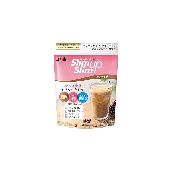 スリムアップスリム シェイク カフェラテ 360g アサヒグループ食品