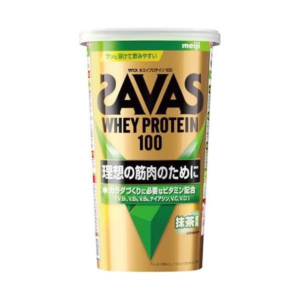 他サイト： ザバス(SAVAS) ホエイプロテイン100 抹茶風味 280g 明治の商品画像
