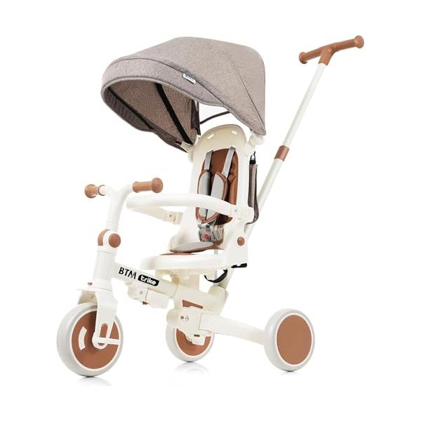 ベージュベージュ×ブラウン/大きい/MS295496FAA・Style:ベージュ・成長に合わせて長く楽しめます！・簡単に折りたためる！折りたたむとコンパクトになるので、ご家庭の保管も場所を取らず、車にもらくらくと積み込めます。車にもらくらく...