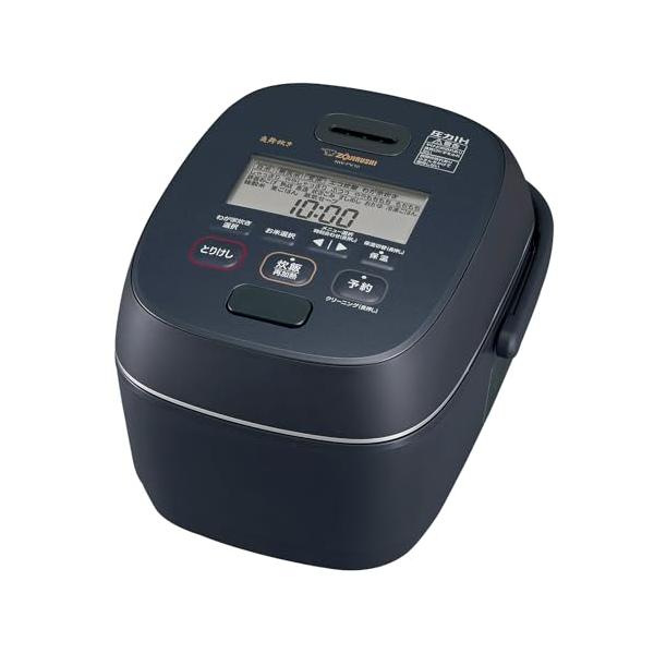 他サイト： 象印マホービン 炊飯器 5.5合 炎舞炊き 圧力IHタイプ 日本製 お手入れ点数2点 スレートブラック NW-PV10-BZの商品画像