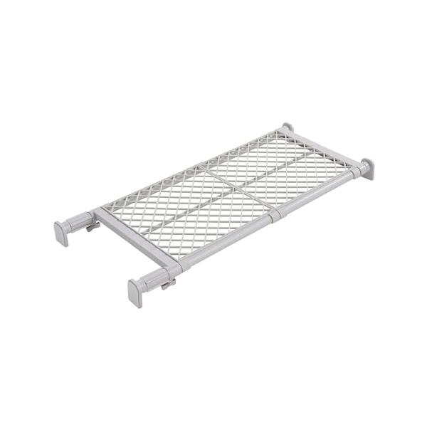 他サイト： HEIAN SHINDO つっぱり棚 強力ワイドタイプ メッシュ ホワイト 耐荷重50~30kg 幅73~112cm TAI-17A 平安伸銅工の商品画像