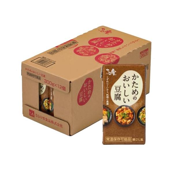 他サイト： さとの雪 かためのおいしい豆腐 300g×12個 料理向き 常温保存可能 長期保存 ギフト 保存料不使用の商品画像